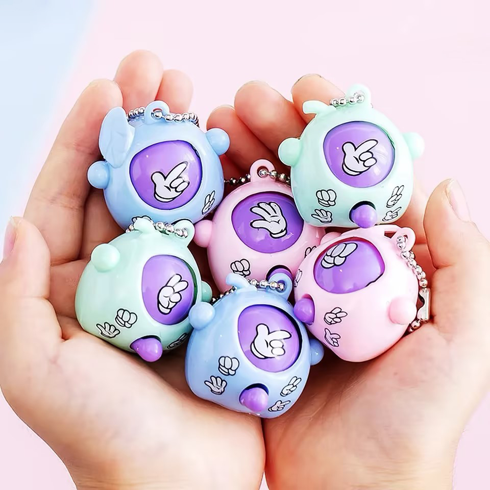 Baby Products You Need - 1/5/10 Stuks Mini Pop Rock-papier-schaar Sleutelhanger