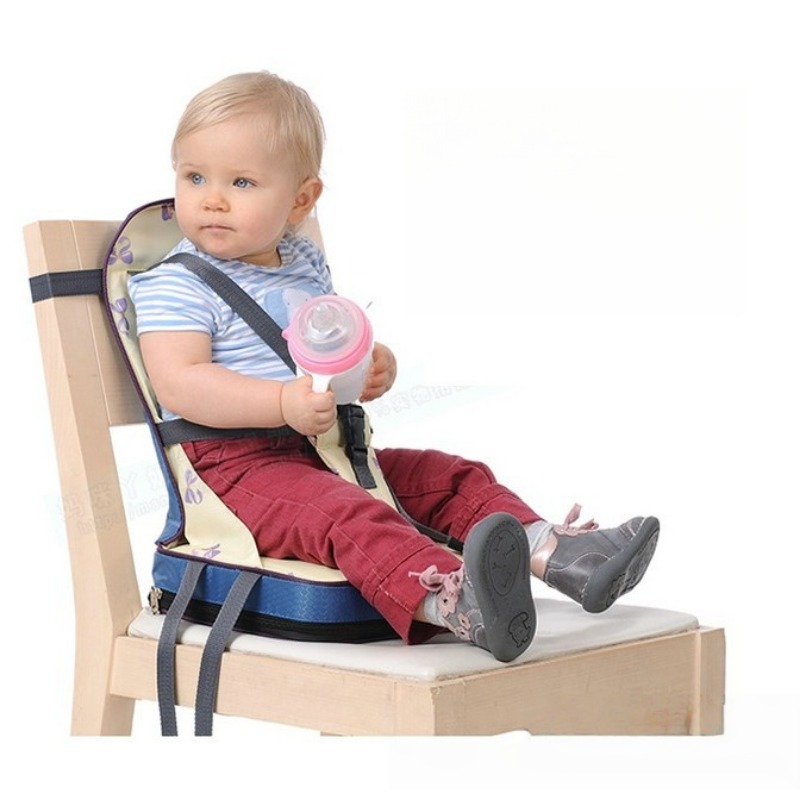 Baby High Chair Booster - Opvouwbare babyverhoger - Draagbare kindereetstoel met