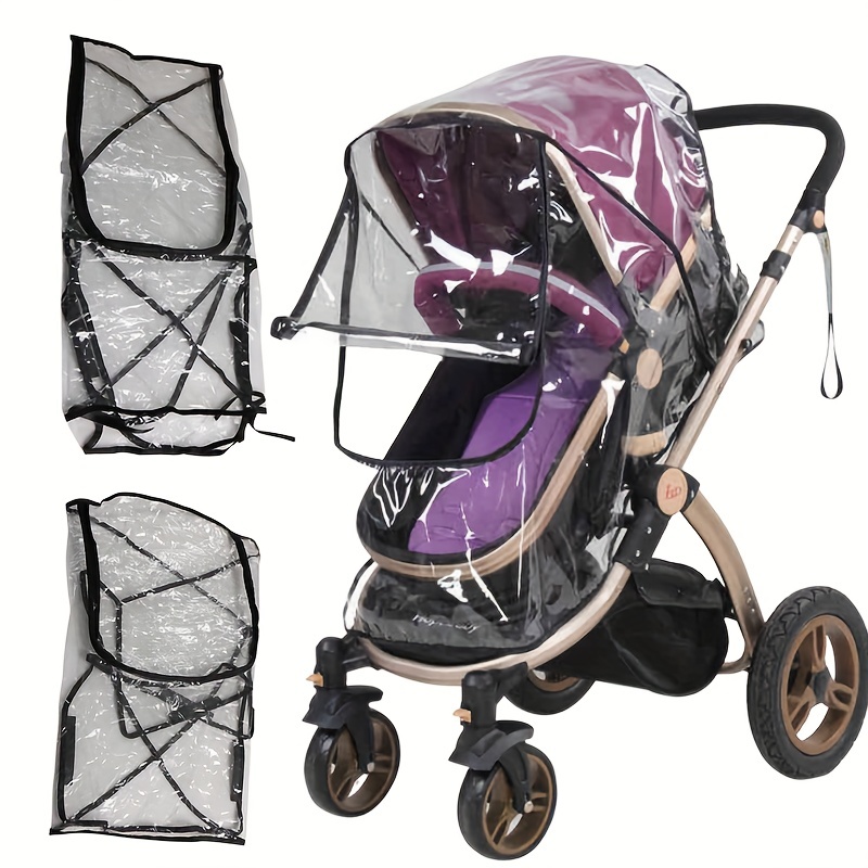 Stroller Rain Cover - 1pc Draagbare Universele Waterdichte Regenhoes Wind