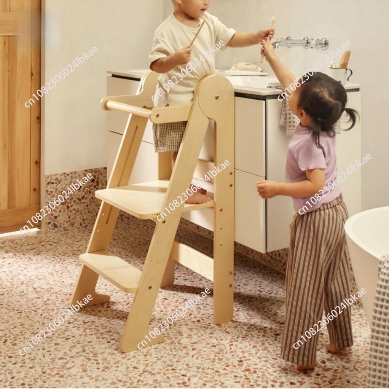Toddler Learning Tower - Houten opvouwbare leertoren voor kinderen, keuken