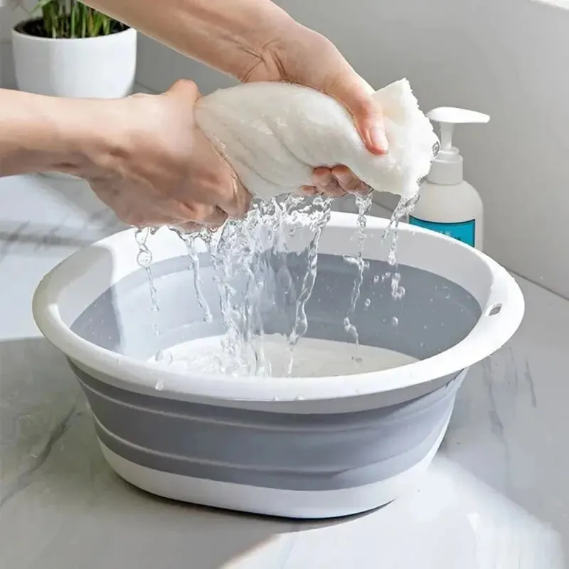 Baby Bath Tub Foldable - Plastic opvouwbare wastafels Draagbare wastafels Opvouwbare