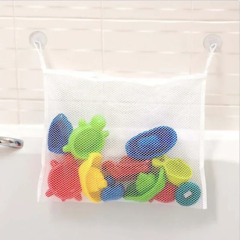 Baby Products For Bathing - Handige babybadspeelgoedorganizer met sterke zuignappen, witte