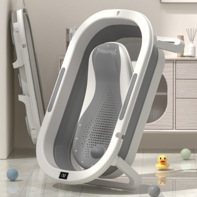 Baby Bath Tub Foldable - Babybadje Warm badkuipje Opvouwbaar voor baby's