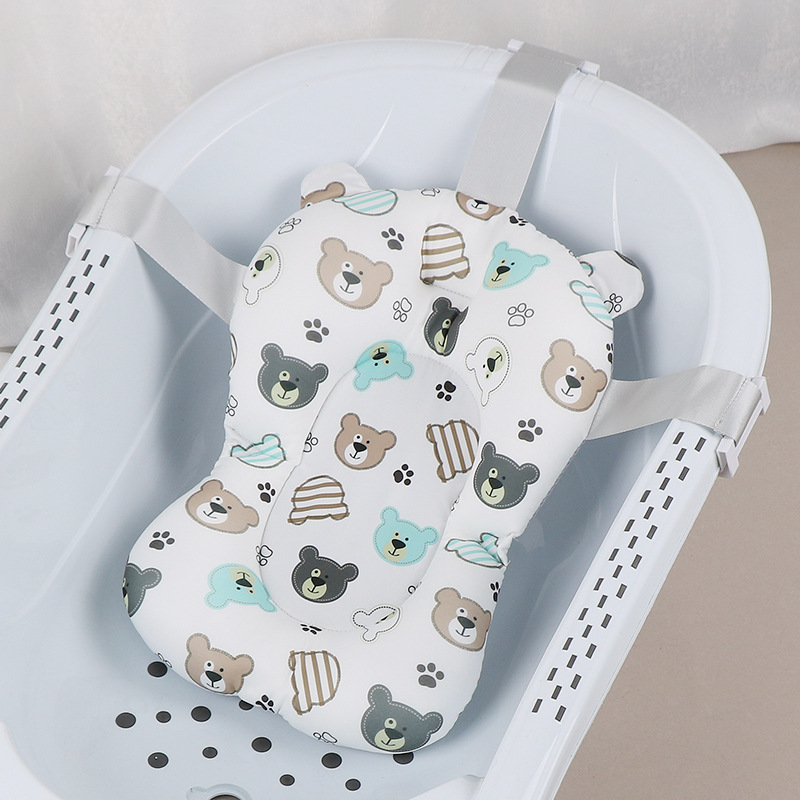 Baby Bath Tub Foldable - Babybadje Stoel Ondersteuning Mat Baby Antislip