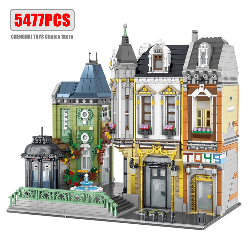 Lego Set City - 5477Pcs Dringen Aan Op Straatbeeld Sets