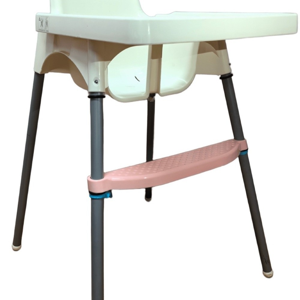 Baby High Chair Booster - Comfortabele kinderstoelvoetsteun Verstelbaar antislipoppervlak Pedaalvoetsteun Ergonomische