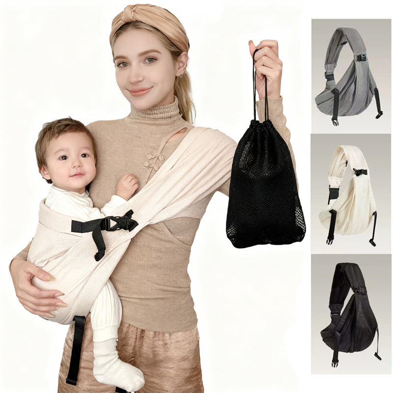 Ergonomic Baby Carrier - Draagbare en opbergbare draagzak Taille Front