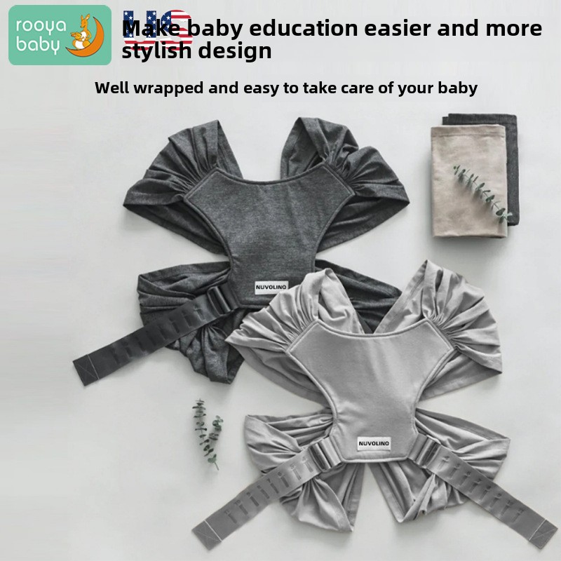 Ergonomic Baby Carrier - Verstelbare X-vorm Zachte Ergonomische Baby Wrap