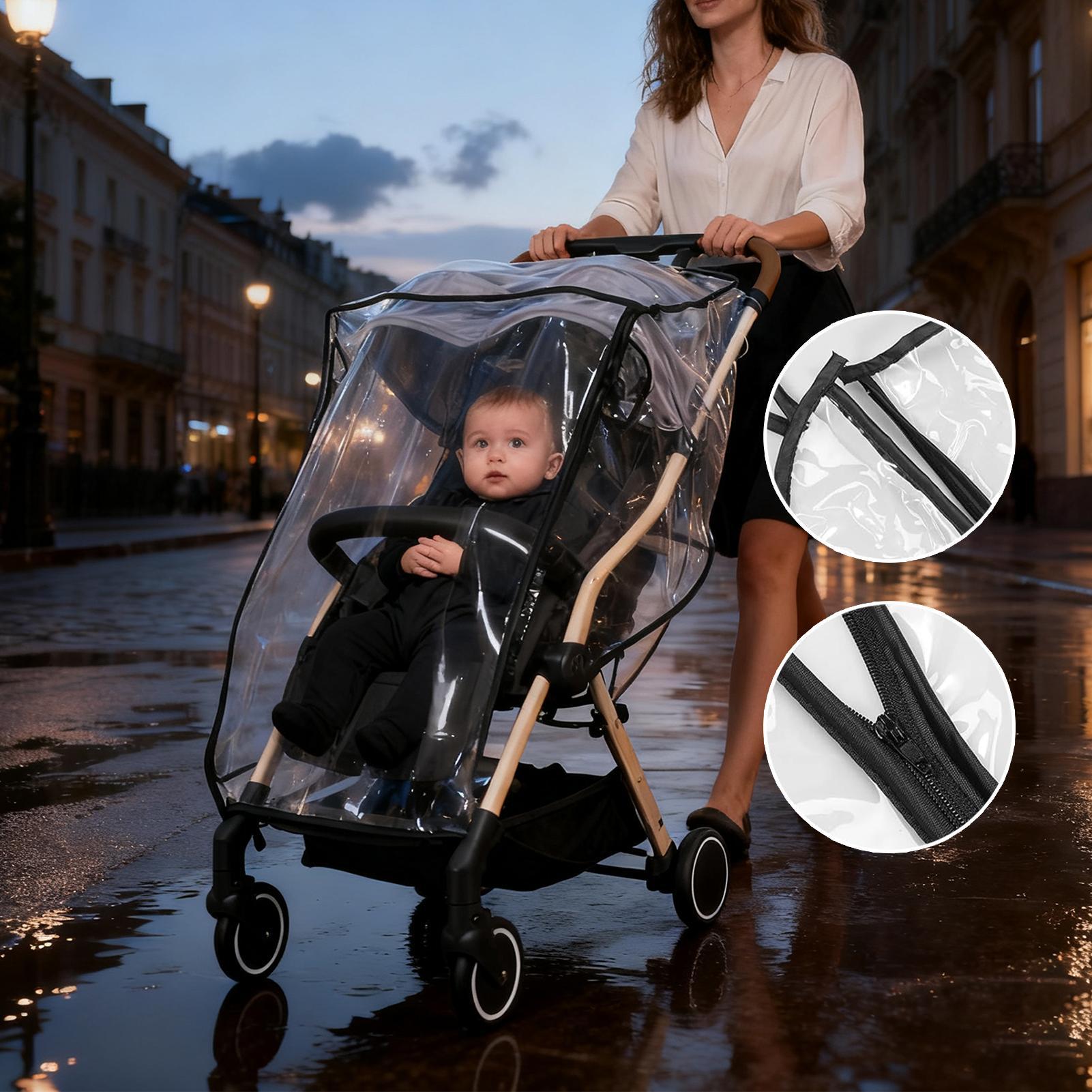 Kinderwagen Regenhoes Winddich - Stroller Rain Cover recensie en prijs
