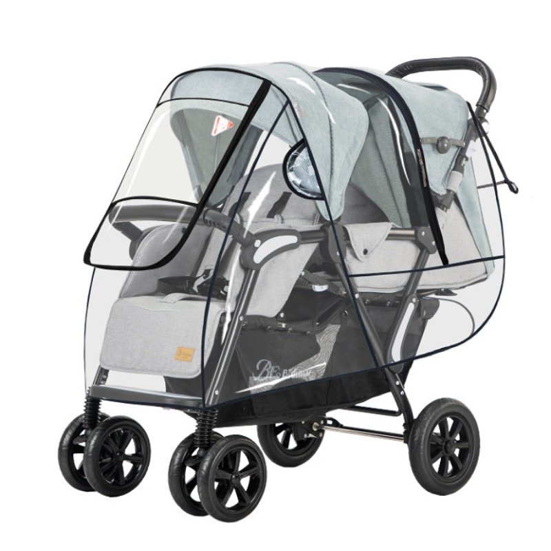 Twin kinderwagen regenhoes dub - Stroller Rain Cover recensie en prijs