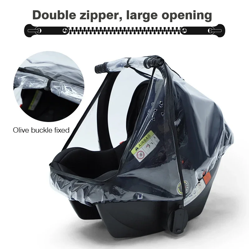 Babywagenmand Regenhoes Winddi - Stroller Rain Cover recensie en prijs