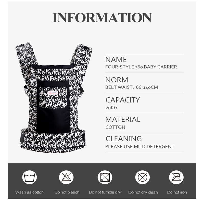 Draagzak Rugzak 3-in-1 Dingen  - Ergonomic Baby Carrier recensie en prijs