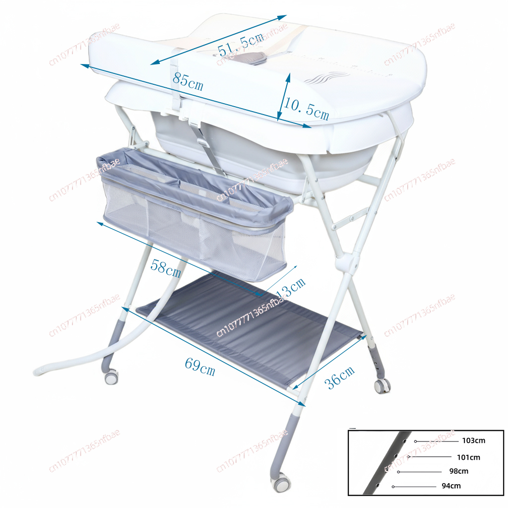 Babybadje & verschoningskussen - Baby Bath Tub Foldable recensie en prijs