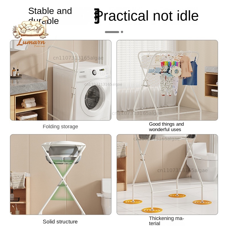 Babybadje met standaard en tem - Baby Bath Tub Foldable recensie en prijs