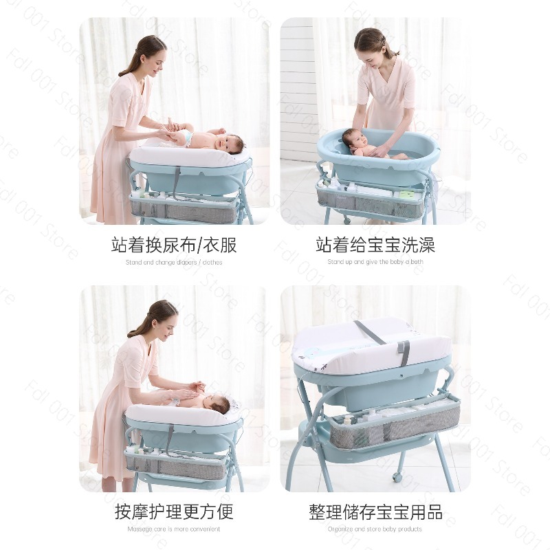 Babybadje & verschoningskussen - Baby Bath Tub Foldable recensie en prijs