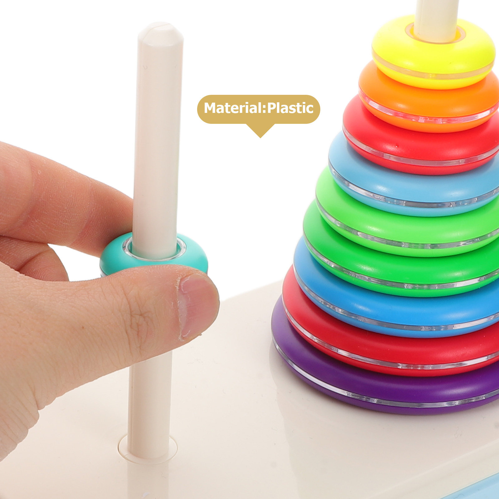 Hanoi Tower Stapelspel voor Pe - Toddler Learning Tower recensie en prijs