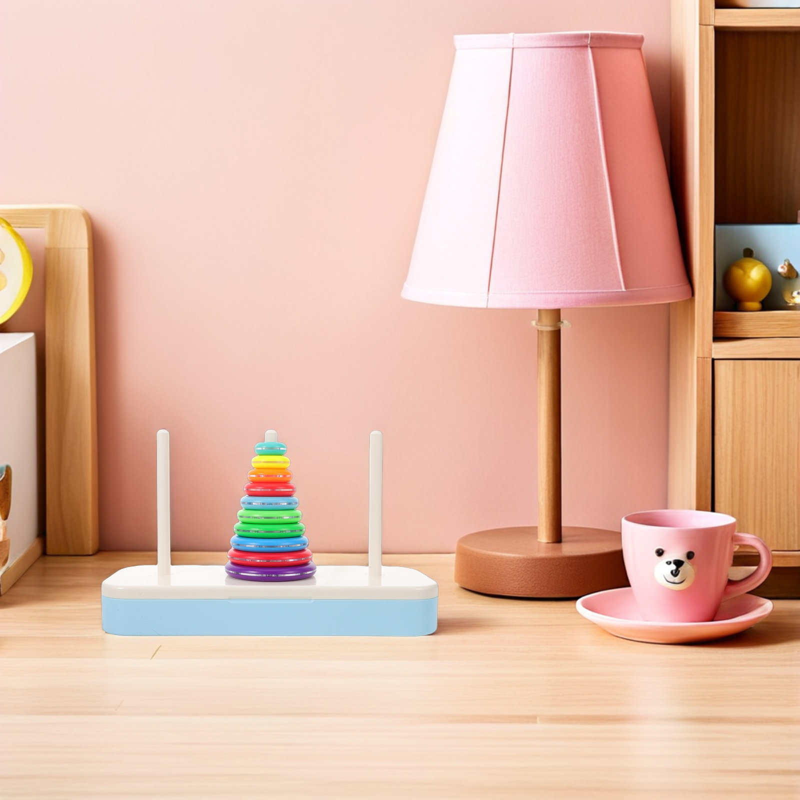 Hanoi Tower Stapelspel voor Pe - Toddler Learning Tower recensie en prijs