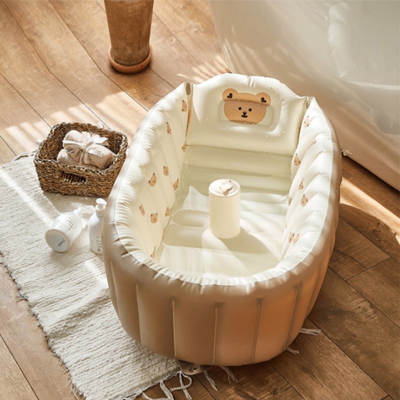 1PC Cartoon Opblaasbaar Bad vo - Baby Products For Bathing recensie en prijs
