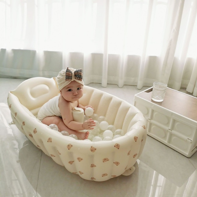 1PC Cartoon Opblaasbaar Bad vo - Baby Products For Bathing recensie en prijs