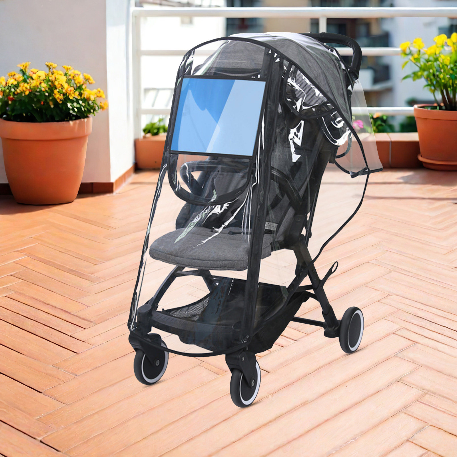 Doorzichtige waterdichte kinde - Stroller Rain Cover recensie en prijs