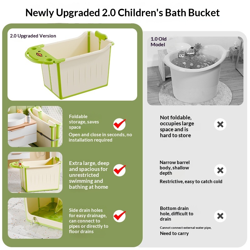 Opvouwbaar, inklapbaar, draagb - Baby Bath Tub Foldable recensie en prijs