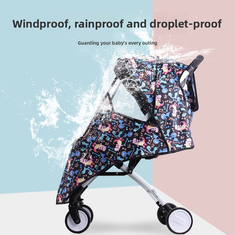 Universele kinderwagen regenho - Stroller Rain Cover recensie en prijs