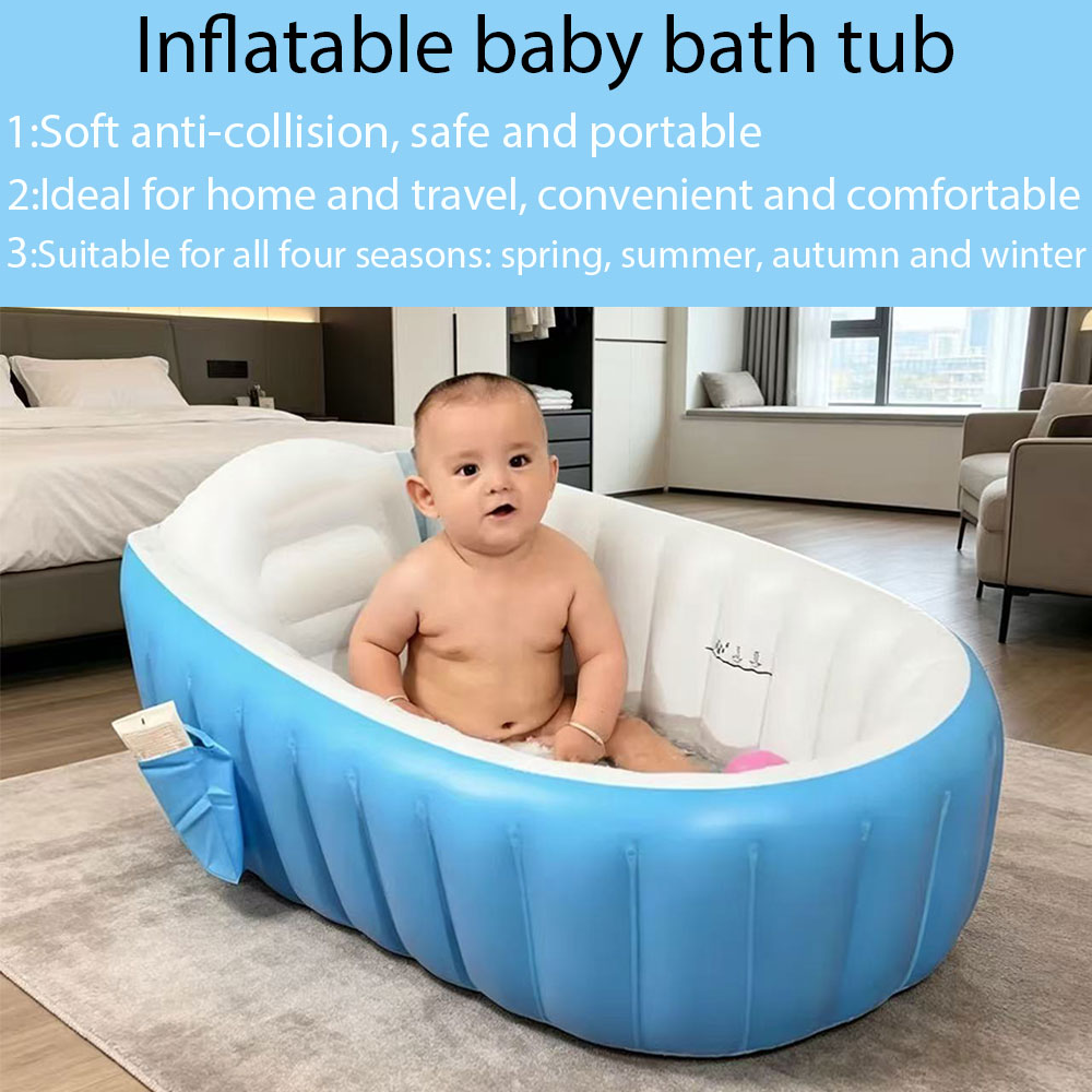 Opblaasbaar babybadje met luch - Baby Bath Tub Foldable recensie en prijs