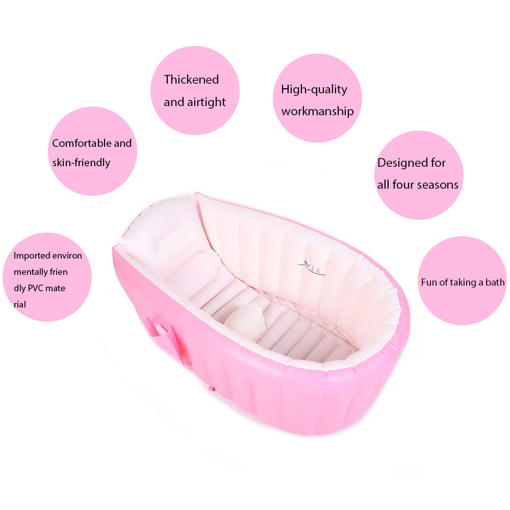 Opblaasbaar babybadje met luch - Baby Bath Tub Foldable recensie en prijs