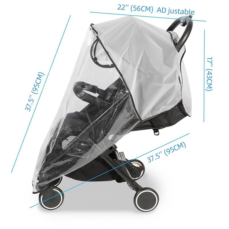 Universele Kinderwagen Regenho - Stroller Rain Cover recensie en prijs