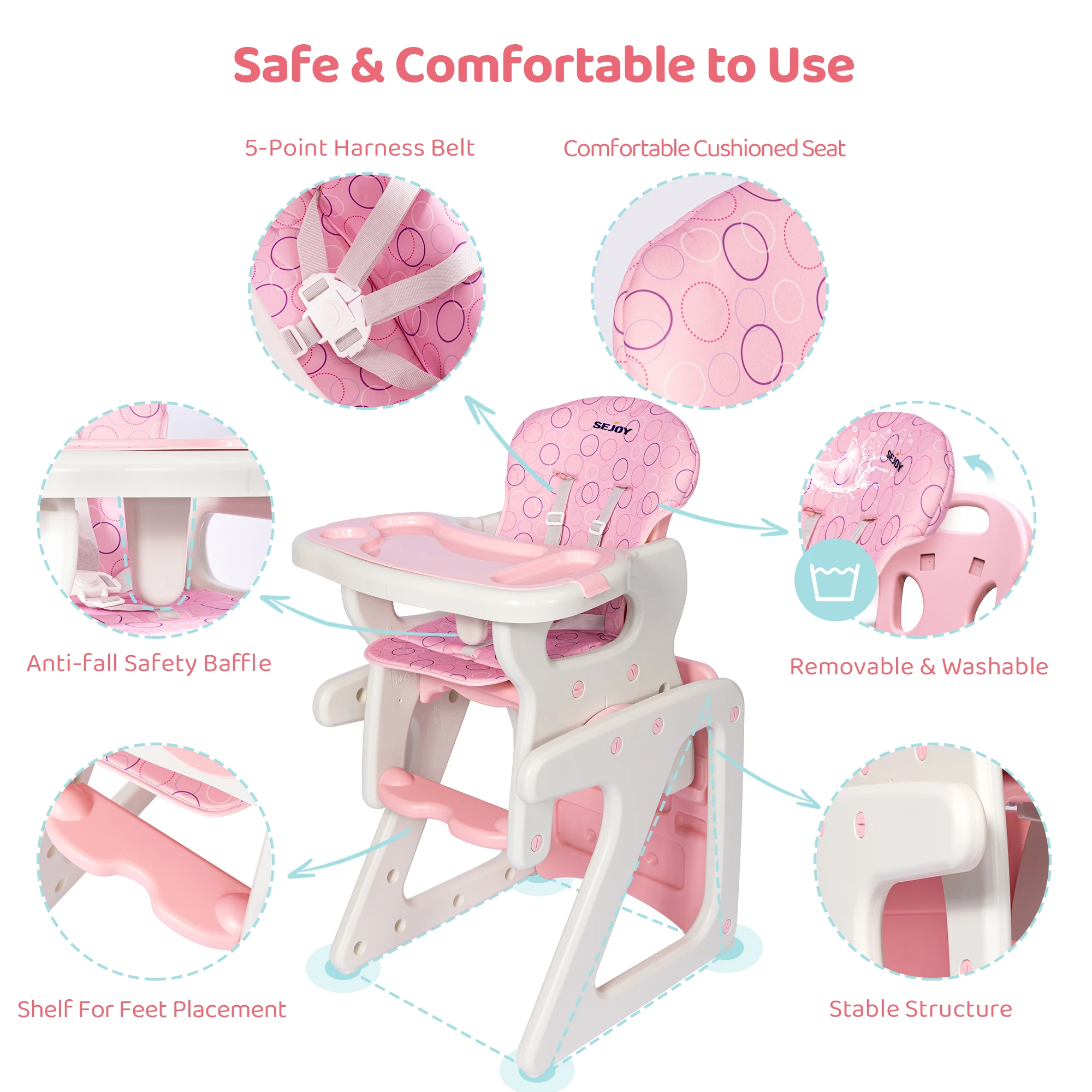 Babygroeistoel - Converteerbar - Baby High Chair Booster recensie en prijs